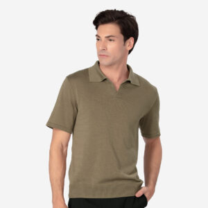 OC085 Short-Sleeve Polo Sweater